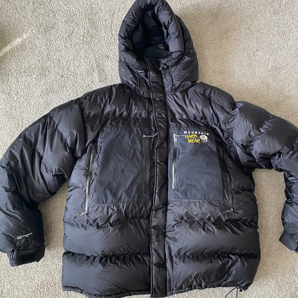 Mountain Hardwear Absolute Zero Down Parka Men’s XL Mountaineering,ice climbing.